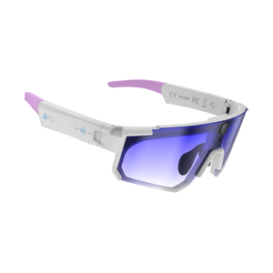 AI Smart Glasses with 8MP Camera LED Flashlight