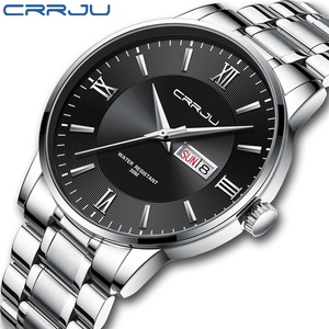CRRJU Men Business Quartz Watch