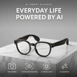 AI Translation Glasses Wearable Camera 5MP Smart Glasses