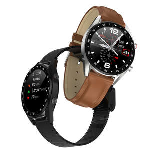 2020 L7 Mens Smartwatch IP68 Waterproof IPS Display Heart Rate ECG