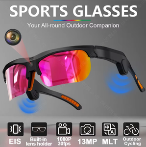 S100 Multifunctional Smart Sports Eyewear 13MP HD Camera EIS Anti-Shake UV Protection