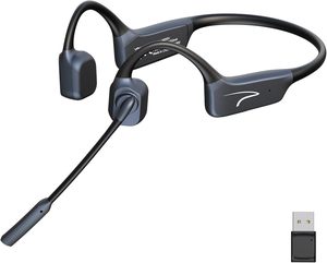Bone Conduction Headphone with Boom Mic